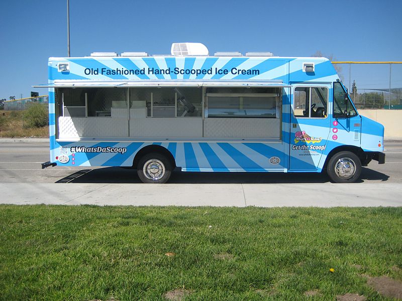 What's Da Scoop Gourmet Ice Cream Truck Exterior 